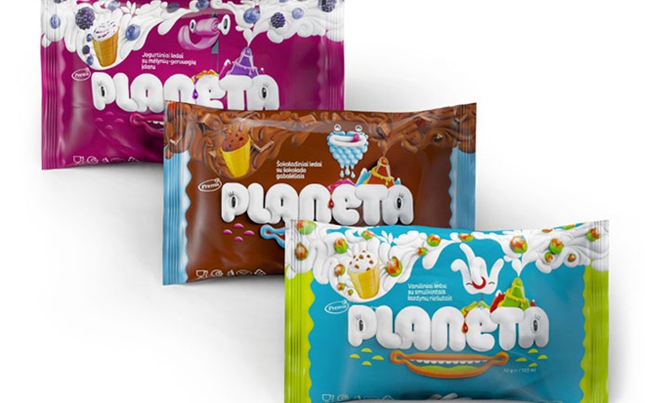 Planeta Ice Cream冰淇淋包装设计