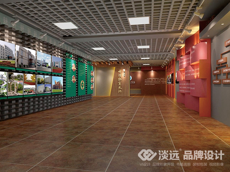 空间展示设计-辽宁建筑职业学院展厅